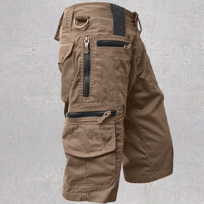 Johan™ | Praktiske Shorts med Elastisk Talje og Lynlåslommer