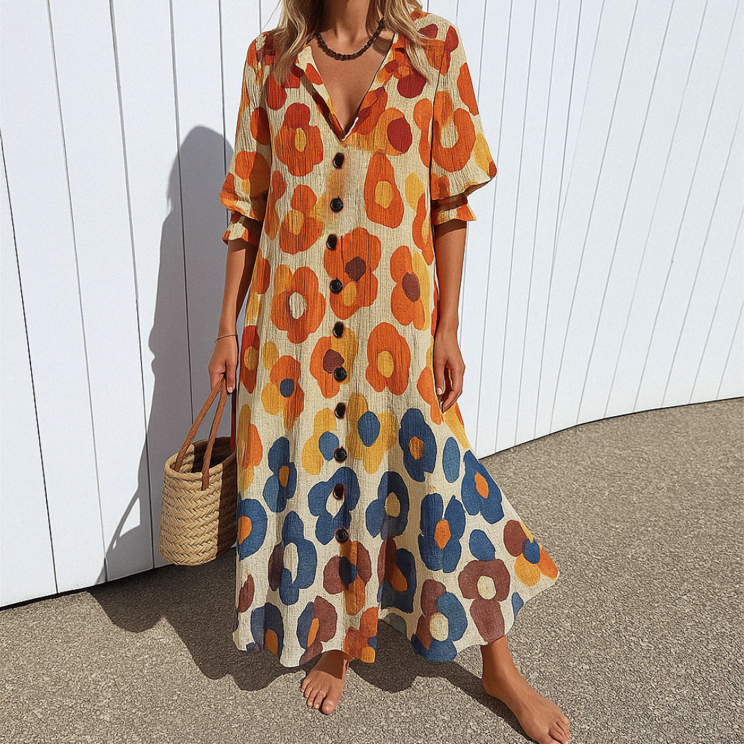 Liv™ | Elegant Afslankende Boho Kjole