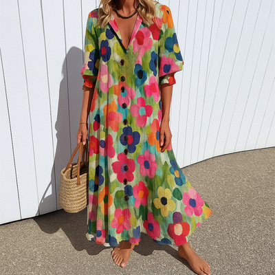Liv™ | Elegant Afslankende Boho Kjole