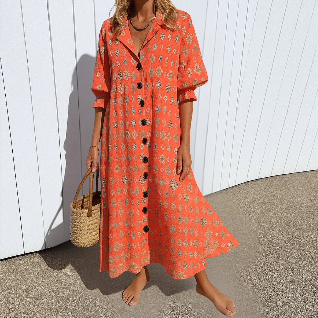 Liv™ | Elegant Afslankende Boho Kjole