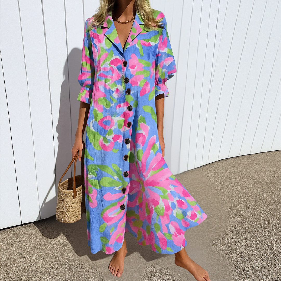 Liv™ | Elegant Afslankende Boho Kjole