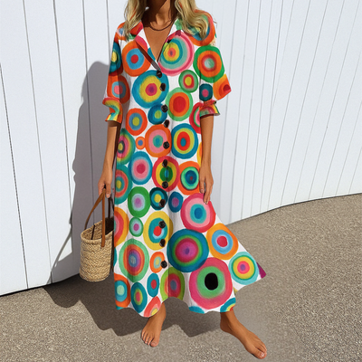 Liv™ | Elegant Afslankende Boho Kjole