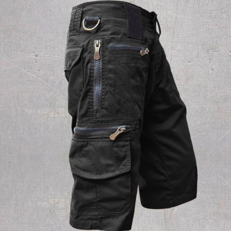 Johan™ | Praktiske Shorts med Elastisk Talje og Lynlåslommer