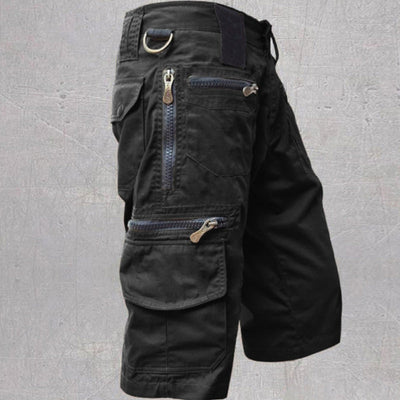 Johan™ | Praktiske Shorts med Elastisk Talje og Lynlåslommer