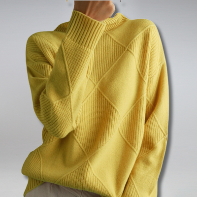 Adelina™ – Blød Rullekravesweater
