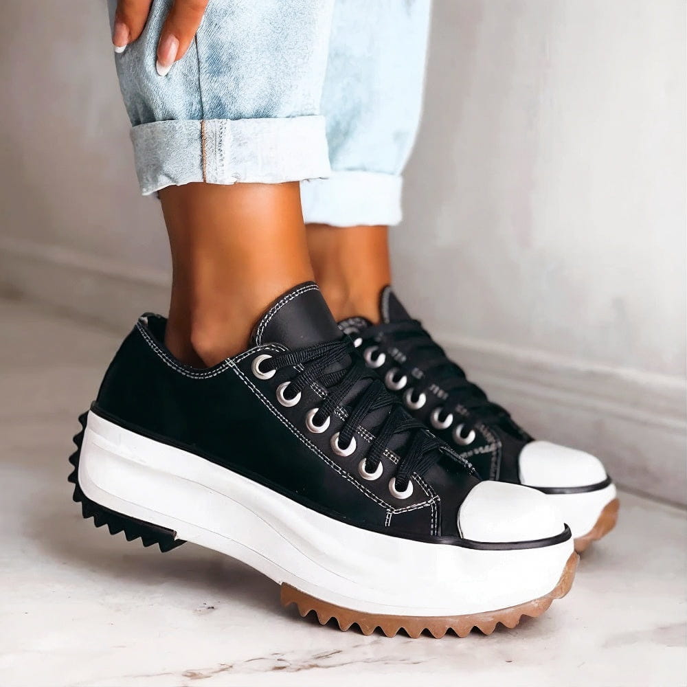Elisa™ - Læder Plateau Sneakers