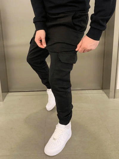 Malthe™ | Komfortable Cargo Joggers med Elastisk Talje