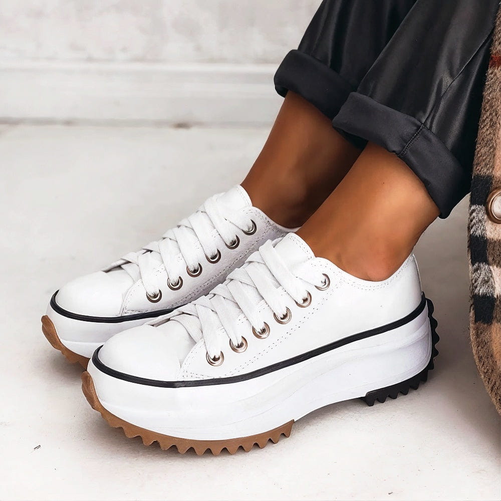 Elisa™ - Læder Plateau Sneakers