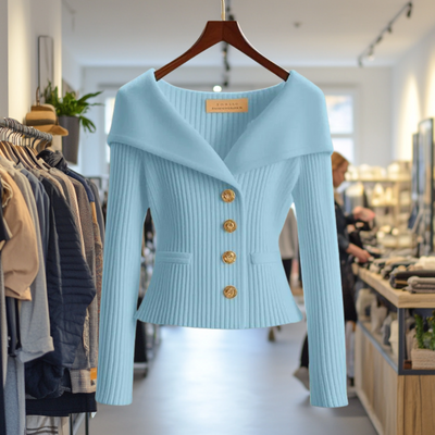 Minea™ | Blød Cardigan med Fremhævende Snit