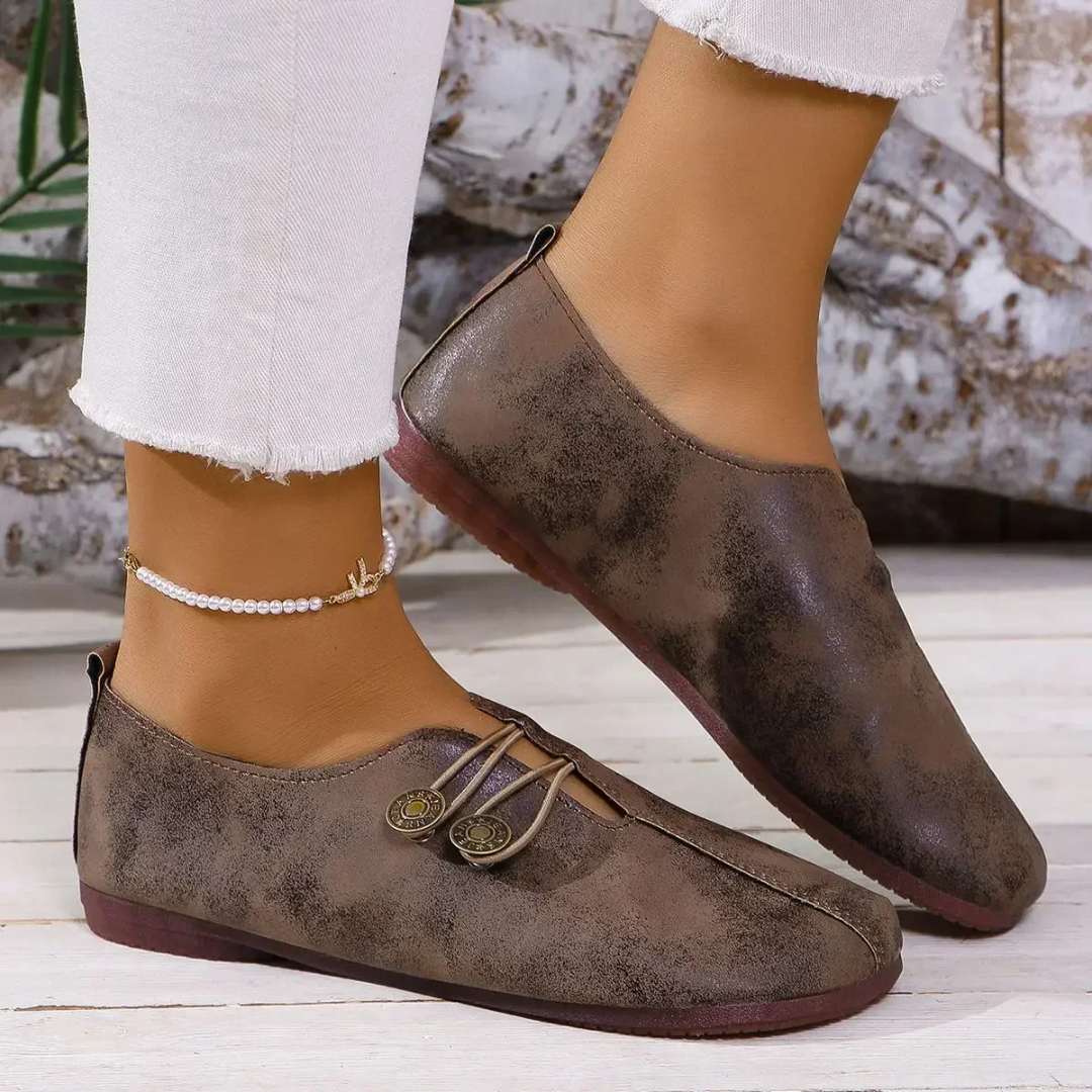 Astrid™ | Komfortabel Suède Loafer med Antislip Sål