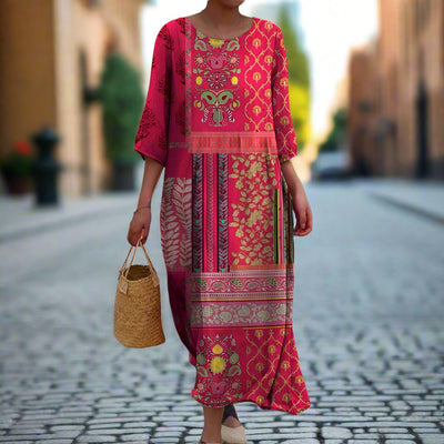Anette™ | Løs Boheme Maxi Kjole