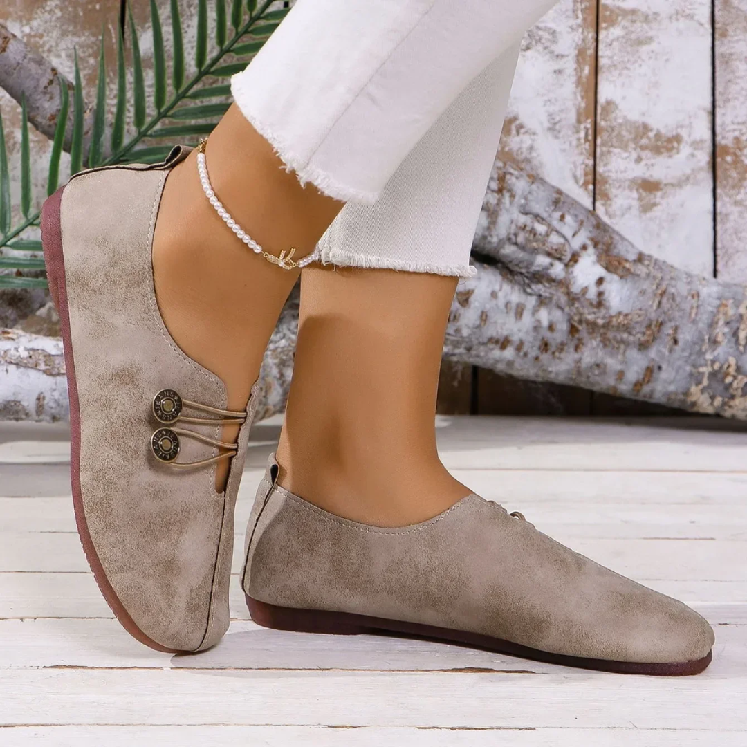 Astrid™ | Komfortabel Suède Loafer med Antislip Sål