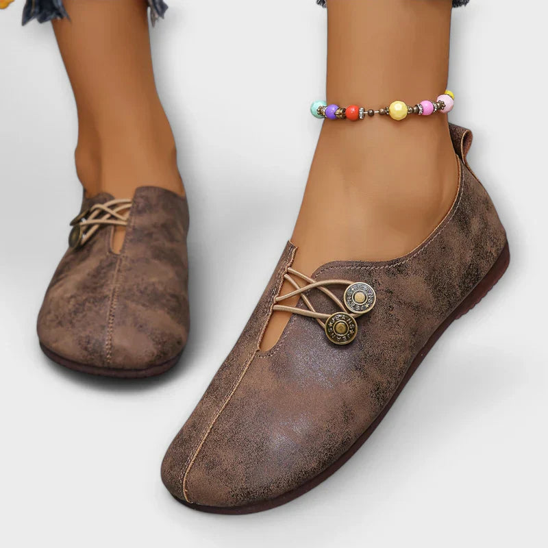 Astrid™ | Komfortabel Suède Loafer med Antislip Sål