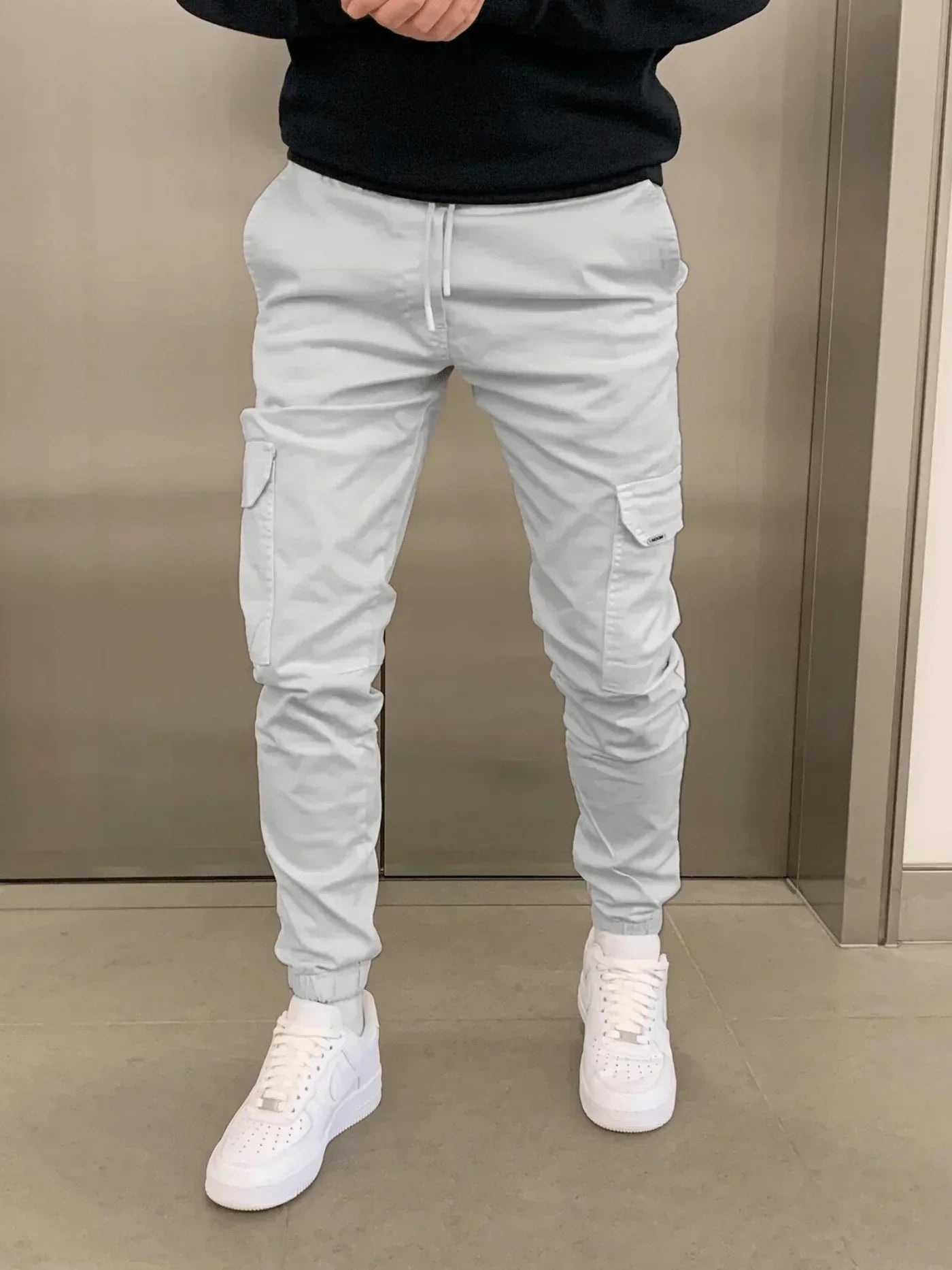 Malthe™ | Komfortable Cargo Joggers med Elastisk Talje