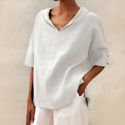 Agnete™ | Afslappet V-Hals Bluse