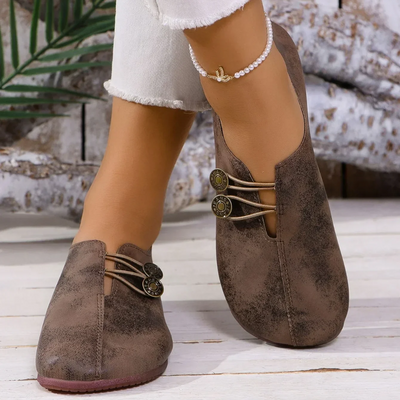 Astrid™ | Komfortabel Suède Loafer med Antislip Sål
