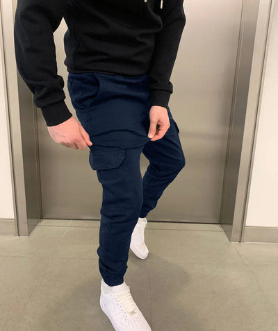 Malthe™ | Komfortable Cargo Joggers med Elastisk Talje
