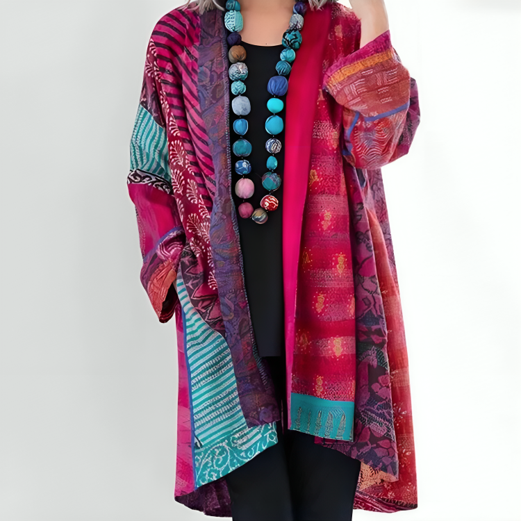 Anita™ | Bohemisk Kimono med Mønster