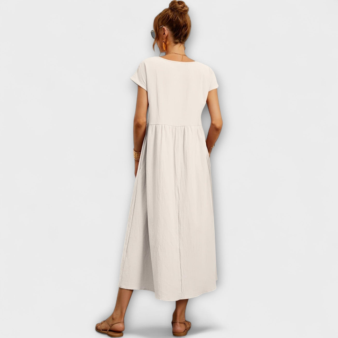 Freja™ | Luftig Sommerkjole med Lommer