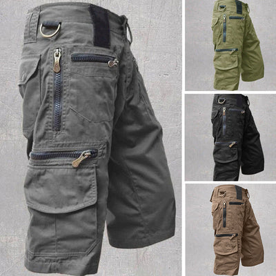 Johan™ | Praktiske Shorts med Elastisk Talje og Lynlåslommer
