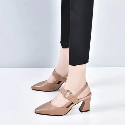 Jytte™ | Stilfulde Pumps med Blokhæl