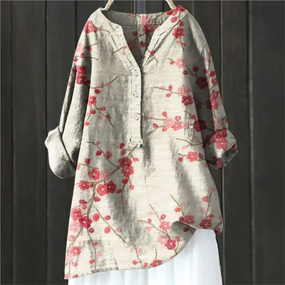 Tabea | Vintage-Inspireret Skjorte med Knapper