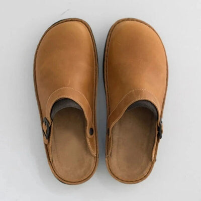Cody™ | Stilfulde Læder Slip-On Træsko