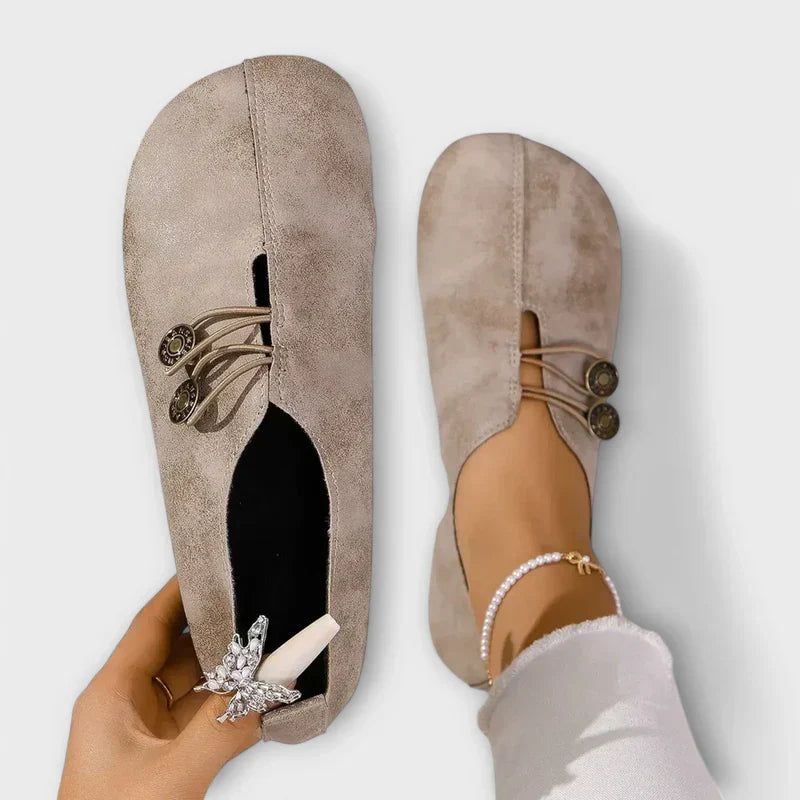 Astrid™ | Komfortabel Suède Loafer med Antislip Sål