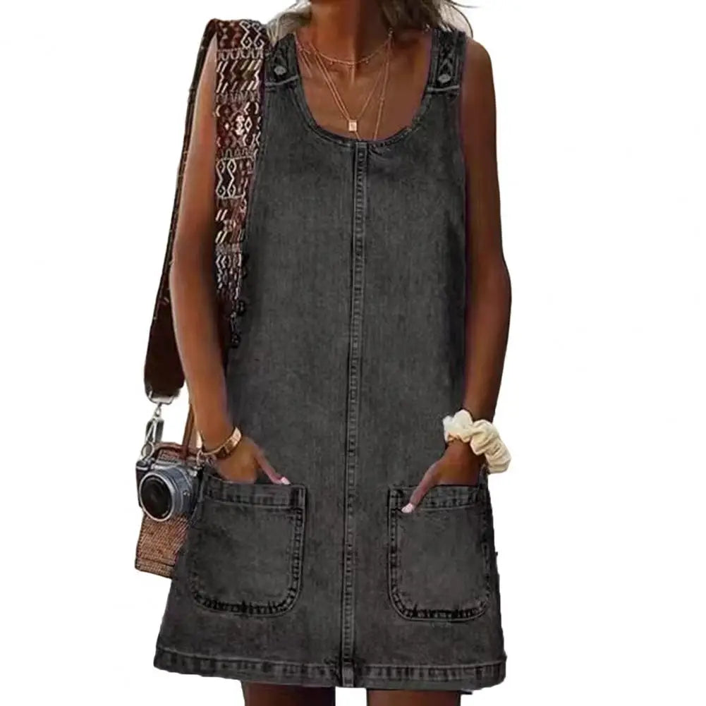 Tilde™ | Elegant Denimkjole til Hverdagsbrug
