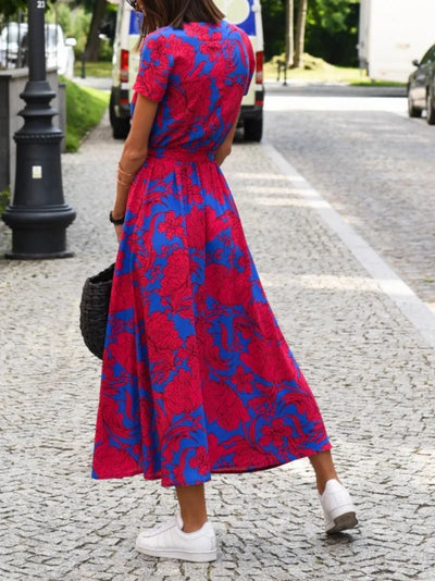 Tina | Blomster Wrap Kjole