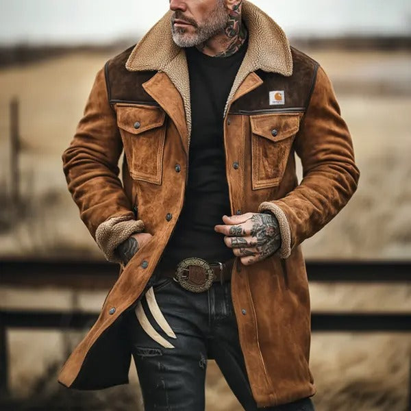 Kenneth | Stilfuld Sherpa-For Suede Jakke