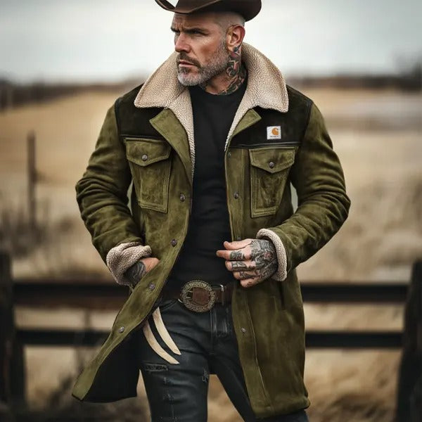 Kenneth | Stilfuld Sherpa-For Suede Jakke