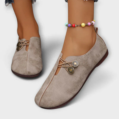 Astrid™ | Komfortabel Suède Loafer med Antislip Sål