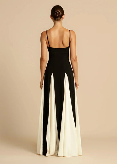 Elise | Stilfuld To-Tonet Maxi Kjole
