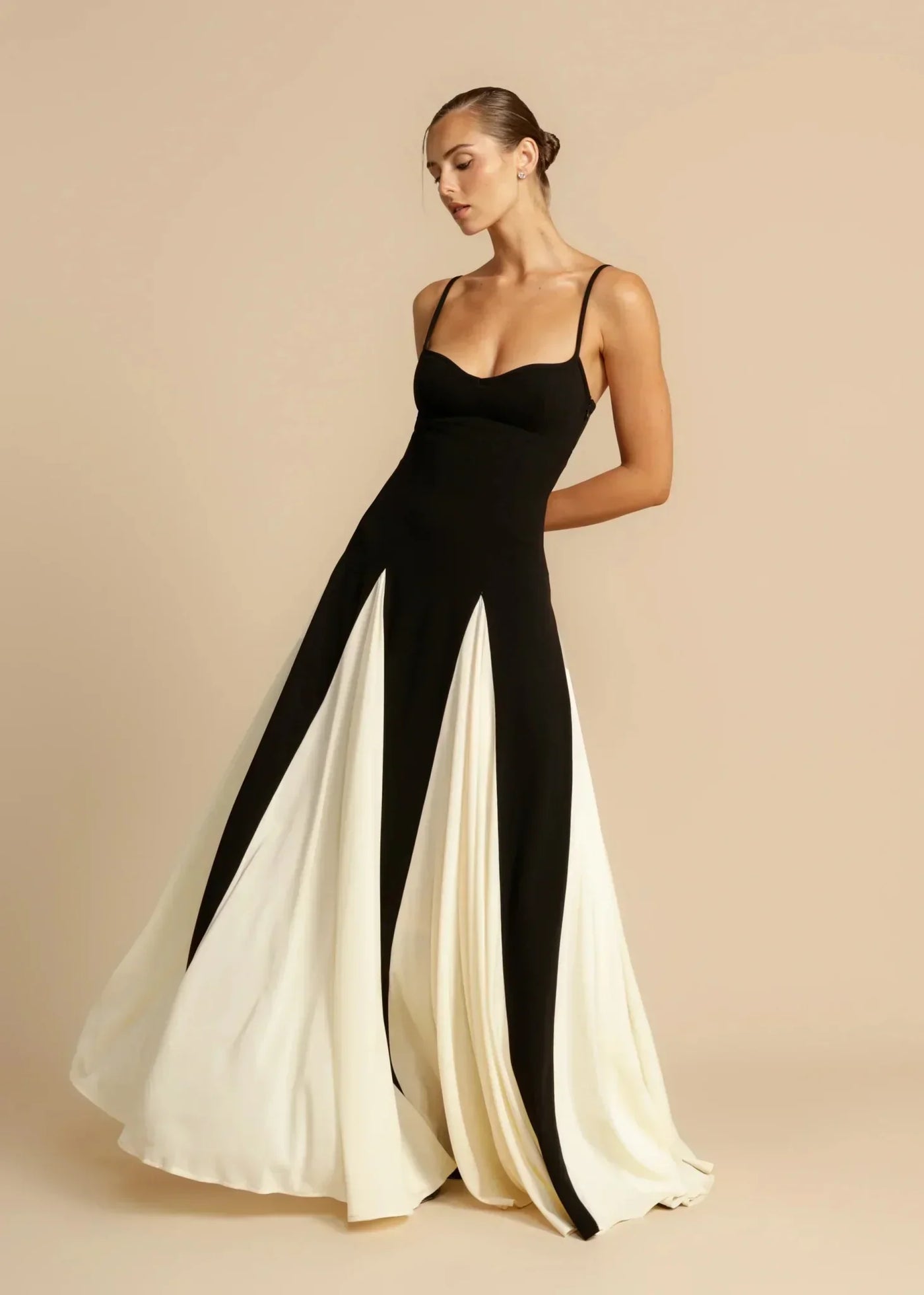 Elise | Stilfuld To-Tonet Maxi Kjole